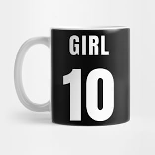 GIRL NUMBER 10 FRONT-PRINT Mug